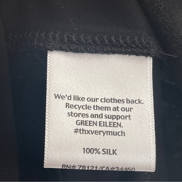 Eileen Fisher Stretch Silk Jersy Top SzPM Gently Used - Picture 6 of 8